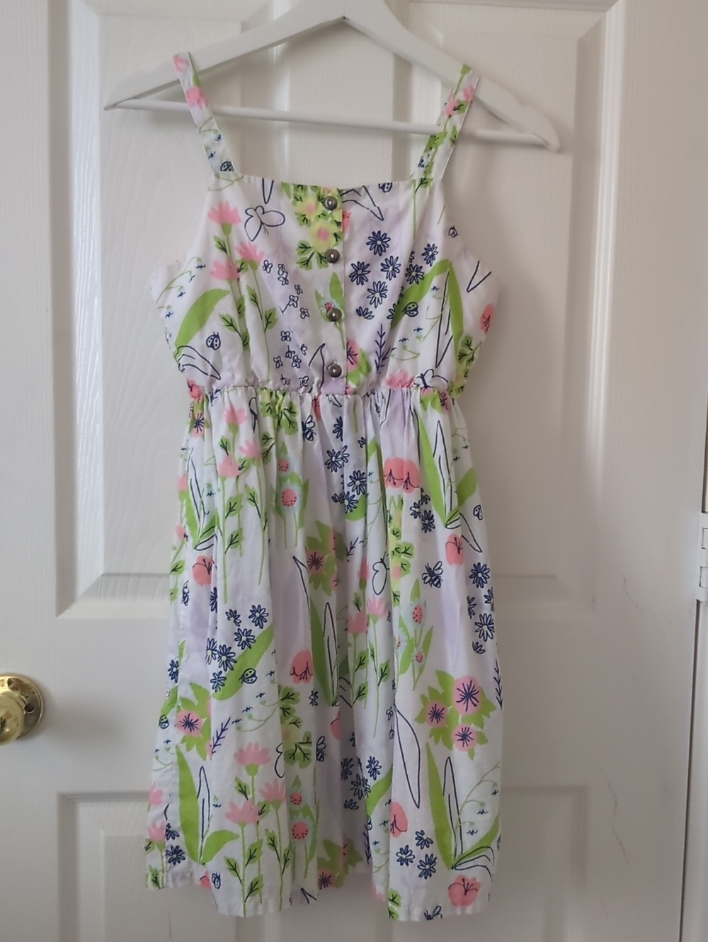 Cand & Jack Floral Sun Dress with Keyhole Back